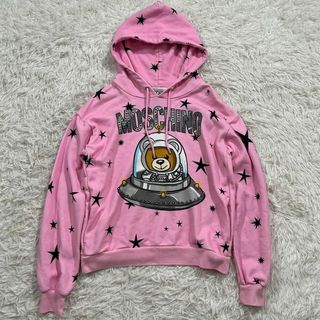 MOSCHINO - モスキーノ コレクション クマ スター ピンク パーカー