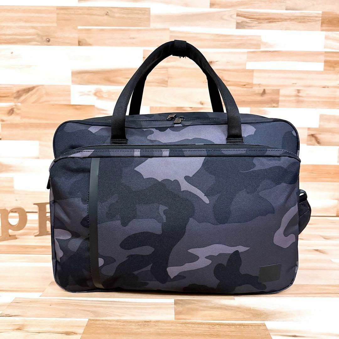 美品【ハーシェル】ブリーフケース 3wayショルダーバッグ リュック 黒