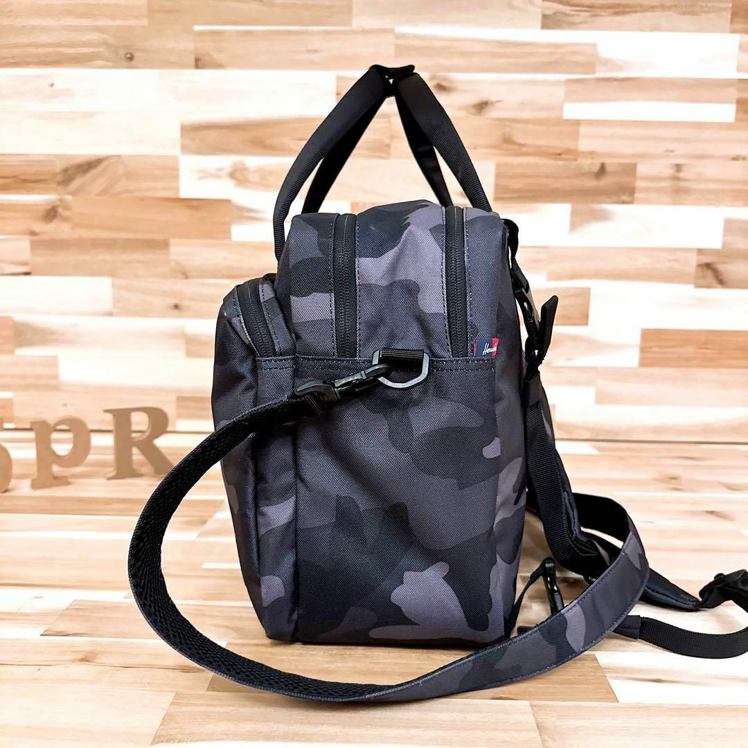 美品【ハーシェル】ブリーフケース 3wayショルダーバッグ リュック 黒