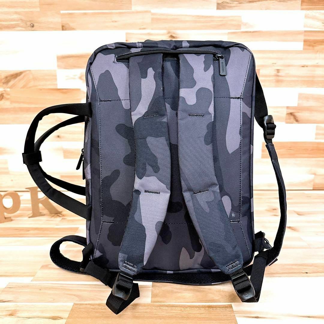 美品【ハーシェル】ブリーフケース 3wayショルダーバッグ リュック 黒