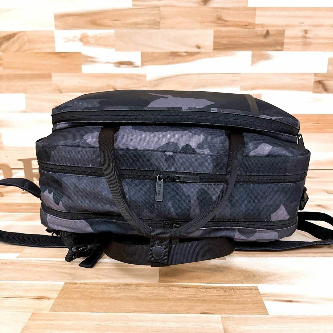 美品【ハーシェル】ブリーフケース 3wayショルダーバッグ リュック 黒