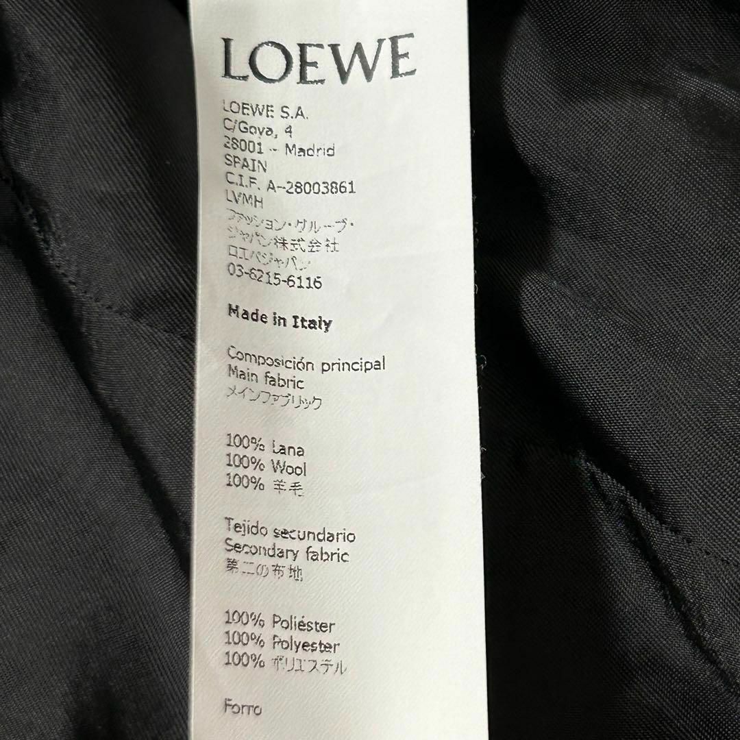 LOEWE(ロエベ)の美品✨LOEWE バイカラー ジャケット 高級 ドレス 大人 モード 綺麗目 レディースのジャケット/アウター(テーラードジャケット)の商品写真