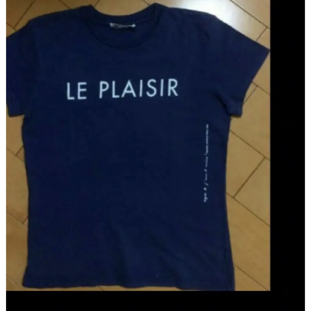 agnes b.(アニエスベー)のアニエス・ベーle plaisirネイビーコットンＴ レディースのトップス(Tシャツ(半袖/袖なし))の商品写真