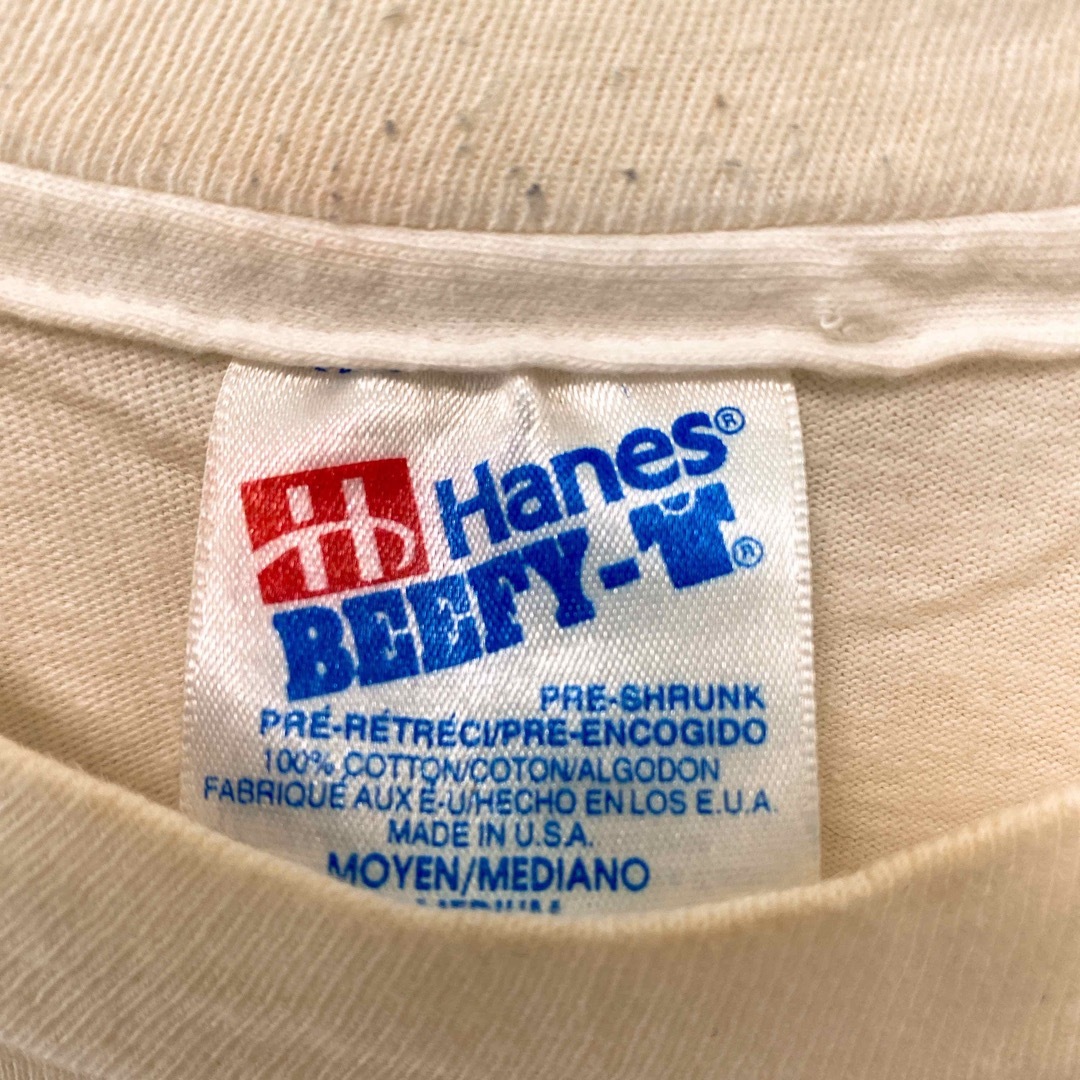 Hanes(ヘインズ)の90s アメリカ製　半袖Tシャツ　ビッグプリント　トカゲ　シングルステッチ　M メンズのトップス(Tシャツ/カットソー(半袖/袖なし))の商品写真