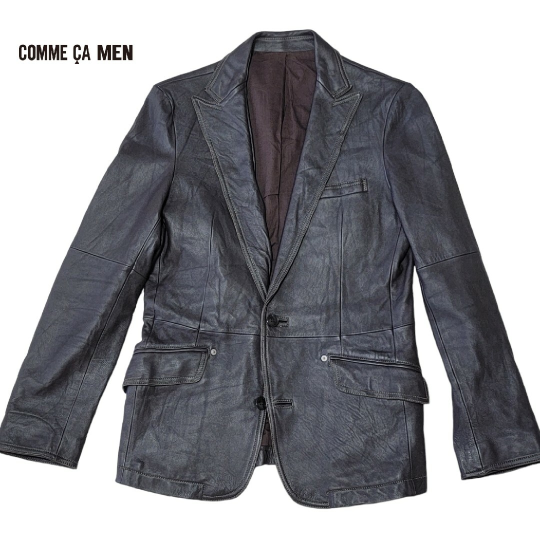 【極美品】COMME CA DU MODE MEN 羊革 レザージャケット S