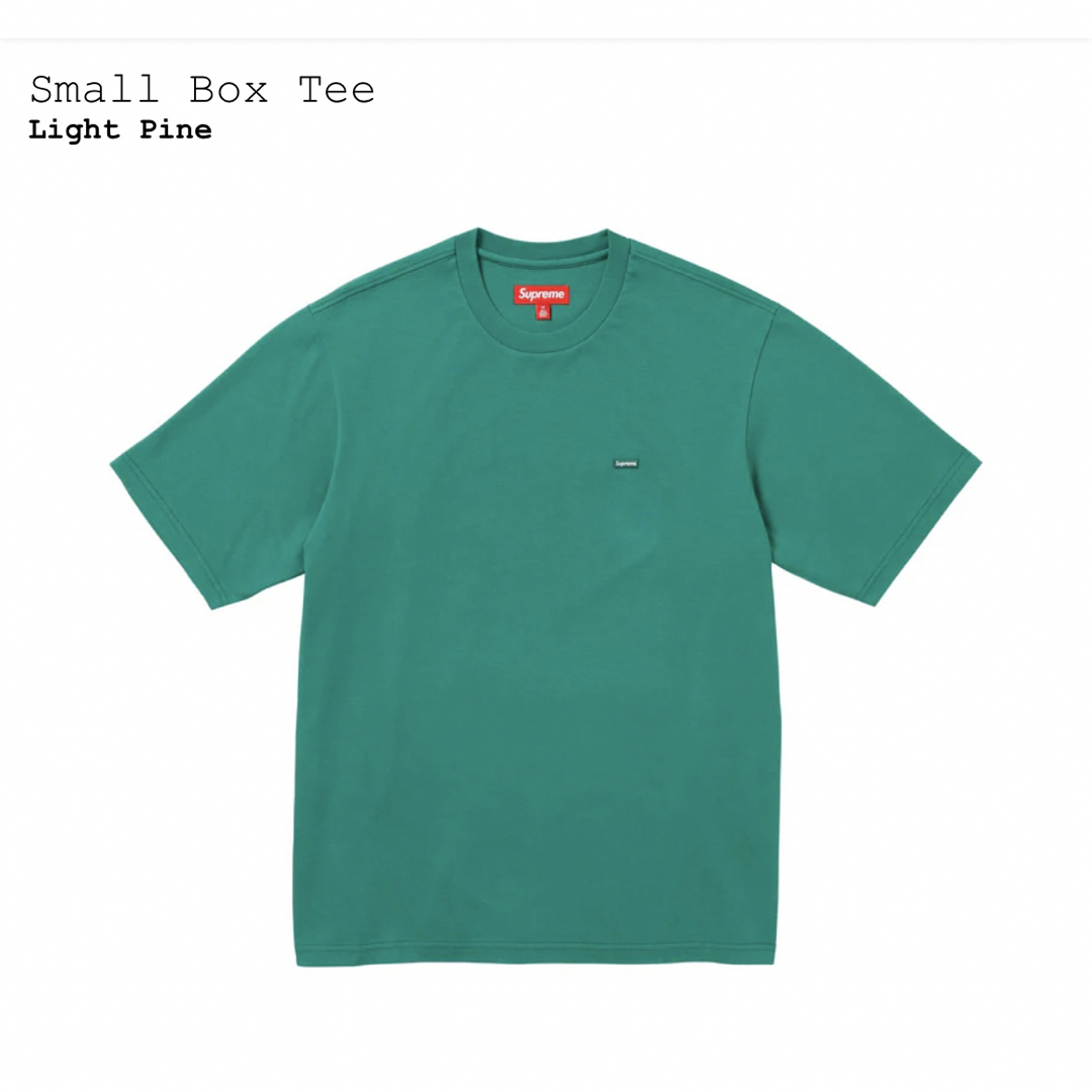 Supreme 23fw Small Box Tee "Light Pine"