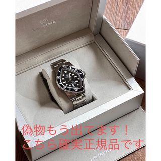 キヤノン(Canon)のLAARVEE PEA001 BLACK BEZEL & BLACK DIAL(腕時計(アナログ))