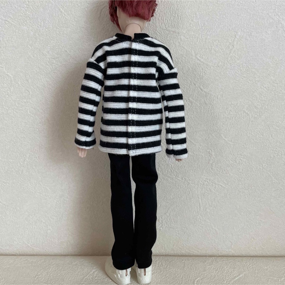 防弾少年団(BTS) - BTSマテルドール用衣装 ボーダー長Tシャツの 防弾少年団(BTS) - BTSマテルドール用衣装 ボーダー長Tシャツの