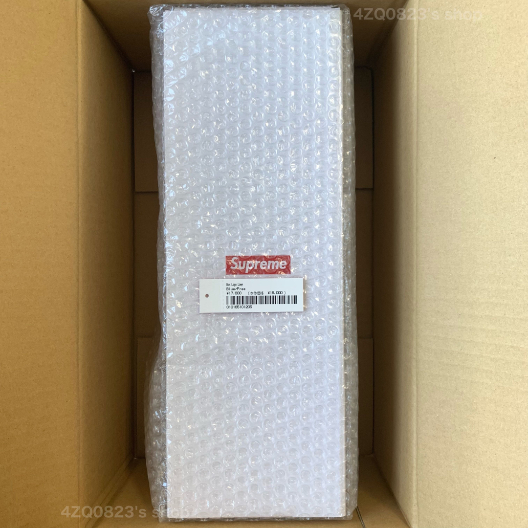 Supreme 23fw Box Logo Lamp 2点セット ランプ インテリア/住まい/日用品のライト/照明/LED(フロアスタンド)の商品写真