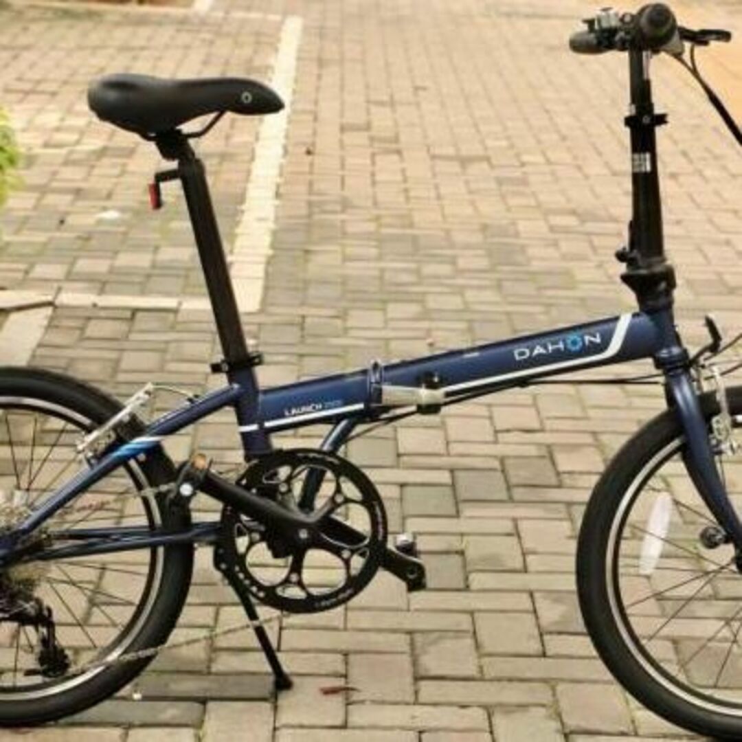 DAHON(ダホン)の【DAHON】 ダホン P8 KAC081　折りたたみ自転車　20インチ　ブルー スポーツ/アウトドアの自転車(自転車本体)の商品写真