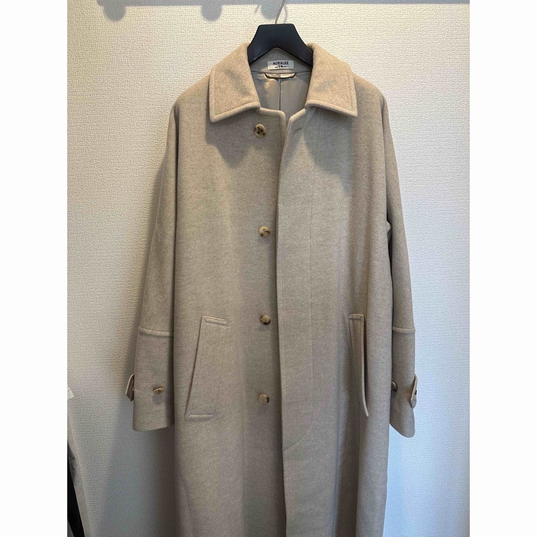 AURALEE - AURALEE カシミヤコート Ronherman 別注 モッサー 無染色の