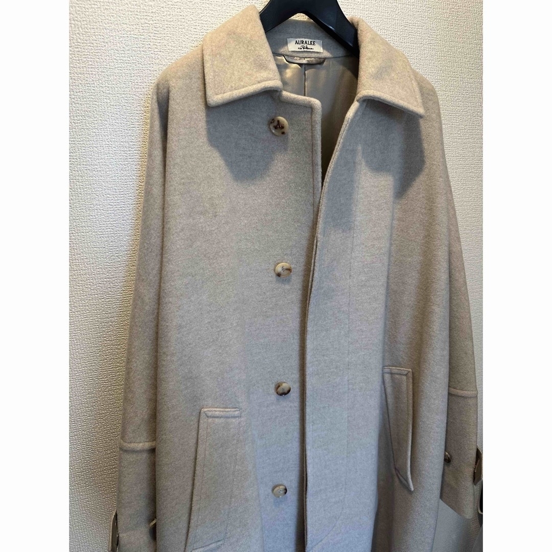 AURALEE - AURALEE カシミヤコート Ronherman 別注 モッサー 無染色の