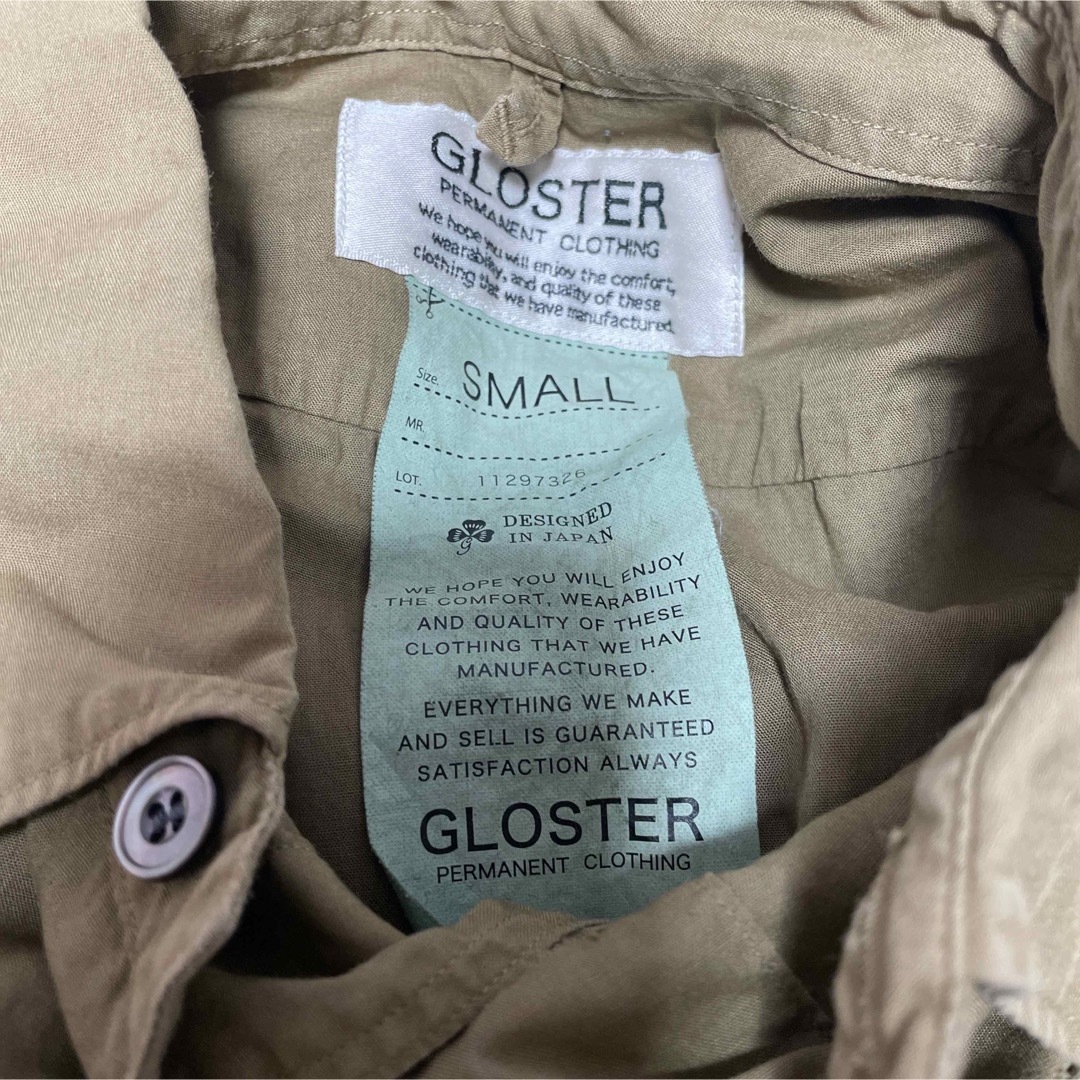 GLOSTER(グロスター)のグロスター　GLOSTER カーキ ミリタリーシャツ メンズのトップス(シャツ)の商品写真