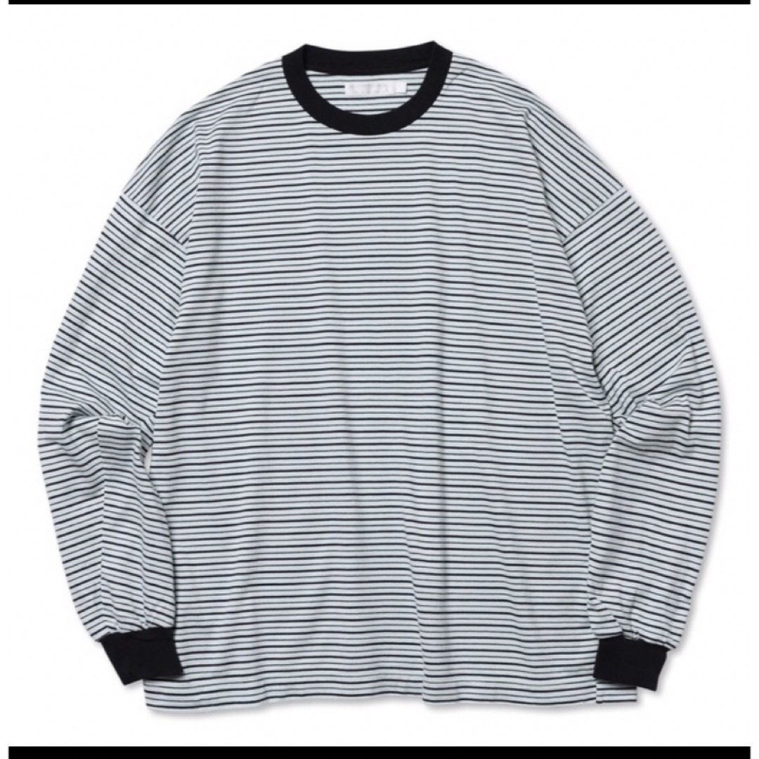 1LDK SELECT(ワンエルディーケーセレクト)のROTOL ロトル WIDE TWIST L/S BORDER  メンズのトップス(Tシャツ/カットソー(七分/長袖))の商品写真