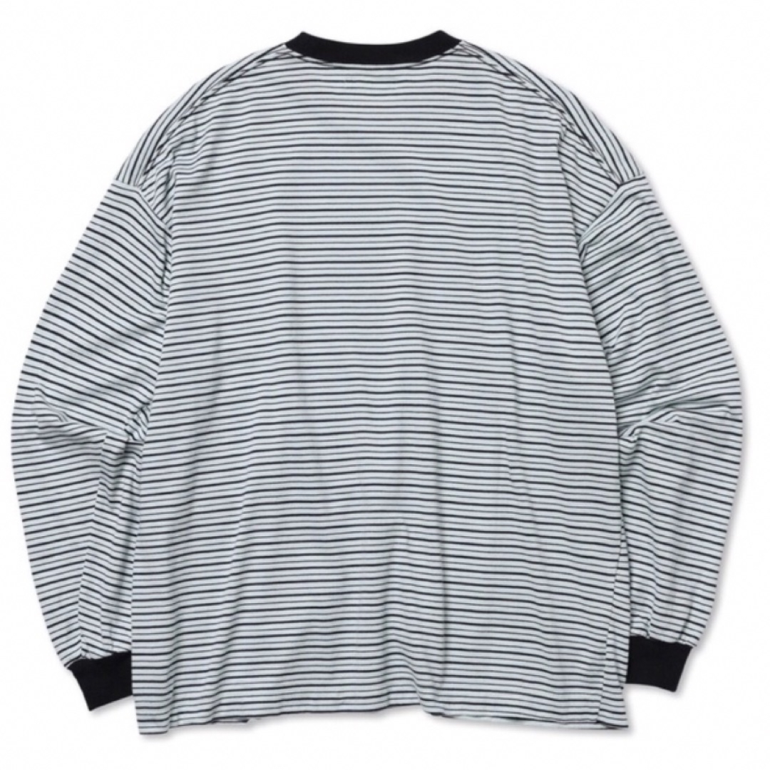 1LDK SELECT(ワンエルディーケーセレクト)のROTOL ロトル WIDE TWIST L/S BORDER  メンズのトップス(Tシャツ/カットソー(七分/長袖))の商品写真