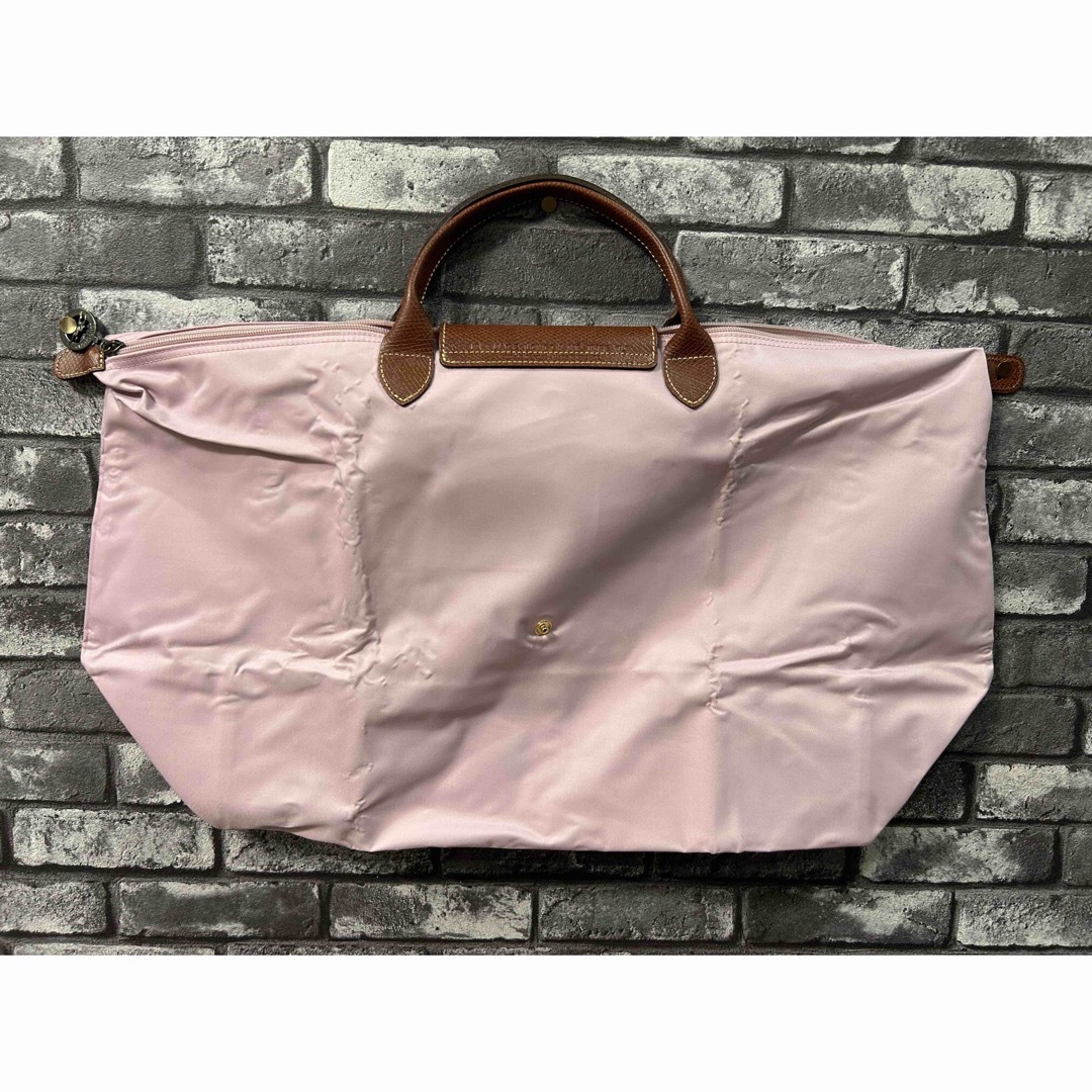 LONGCHAMP ロンシャン 折りたたみ ショルダーバッグ ピンク 美品 ...