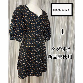 マウジー(moussy)のタグ付き新品未使用 moussy TINY FLOWER MINI ワンピース(ミニワンピース)