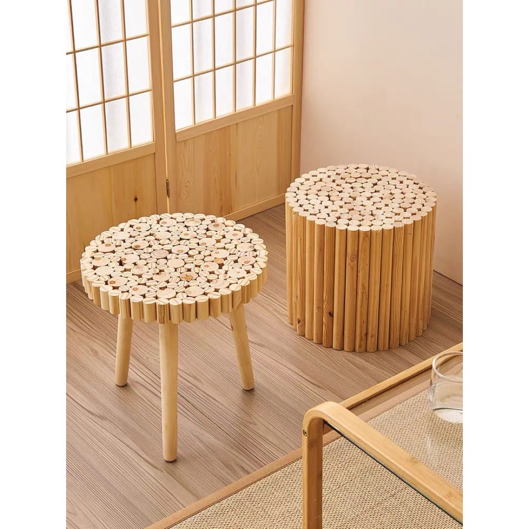 おしゃれ　 木 椅子 イス スツール(テーブル) インテリア家具 パンダ雑貨 1