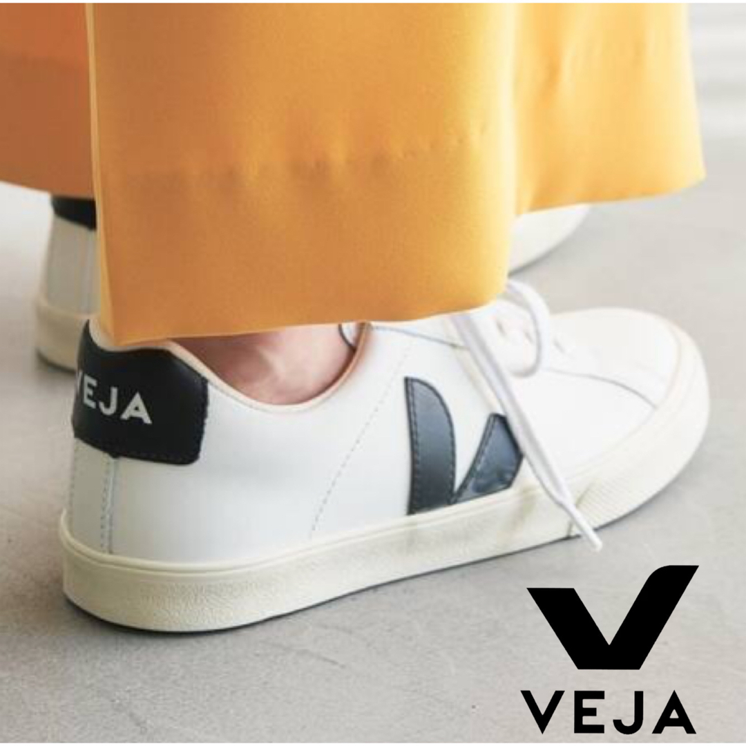 VEJA ESPLAR WHITE BLACK 23cm靴/シューズ