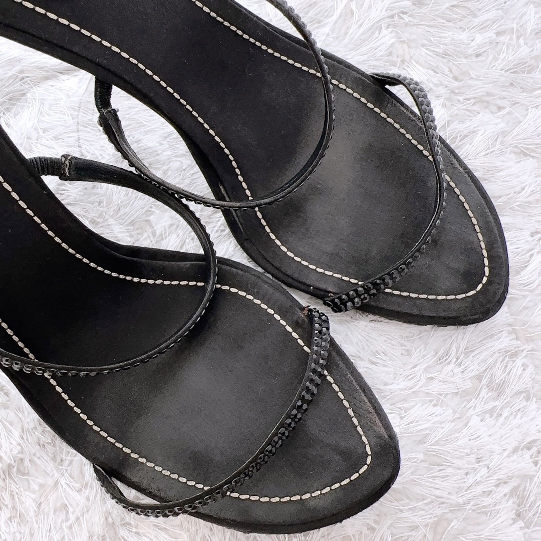 RENE CAOVILLA レネカオヴィラ ビジュー ハイヒール サンダル 美品