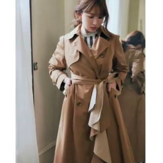 ハーリップトゥ(Her lip to)の9/10まで❗️ Gaba Ruffled cotton Trench Coat(トレンチコート)