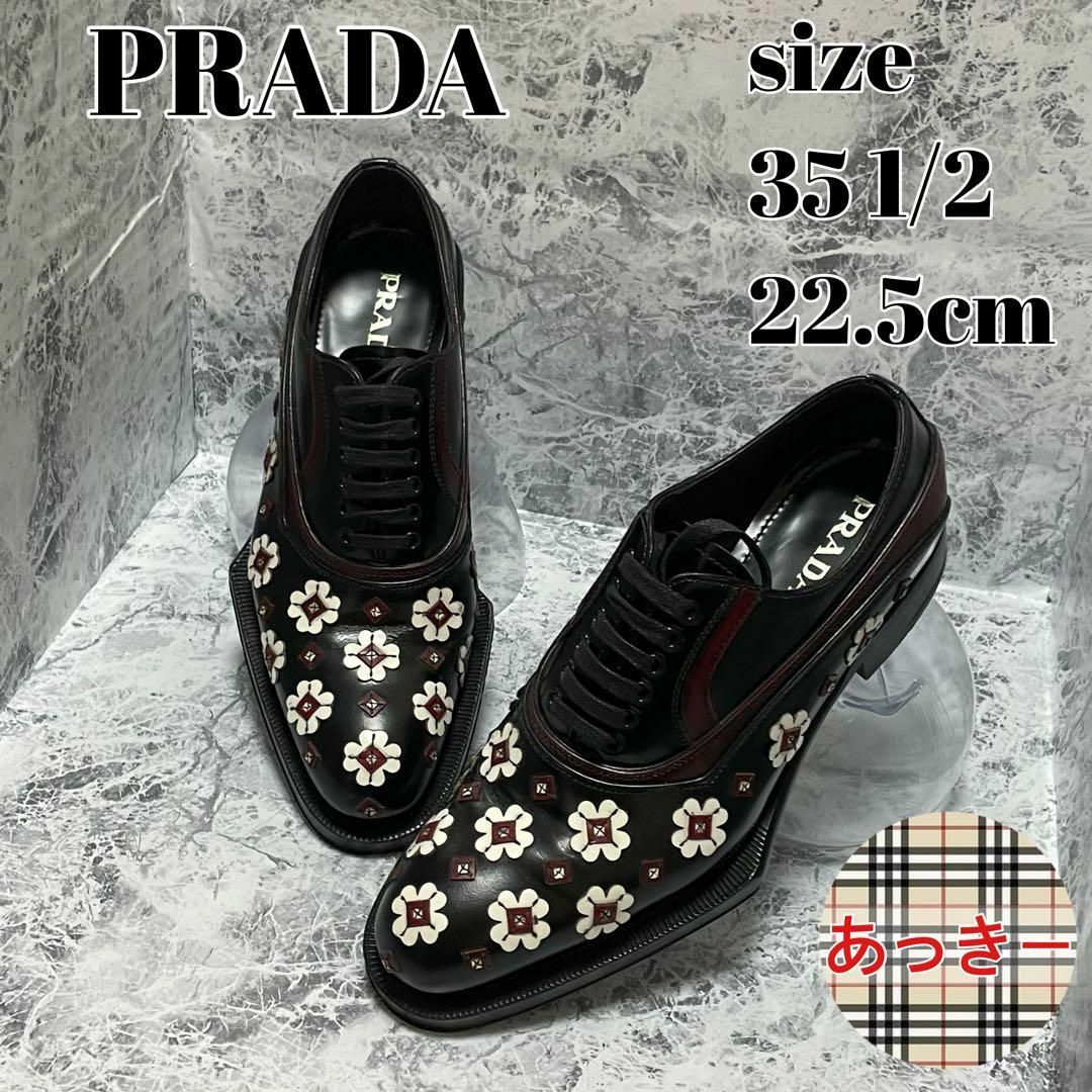 PRADA - プラダ PRADA 12aw フラワーシューズ 極美品 名作の通販 by ...