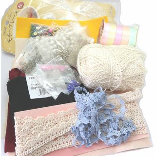 ハンドメイド用品　セット(生地/糸)