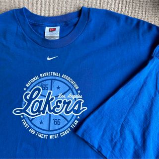 ナイキ(NIKE)のNIKE ナイキ　NBA レイカーズ  オーバーサイズ T シャツ　4XL  青(Tシャツ/カットソー(半袖/袖なし))