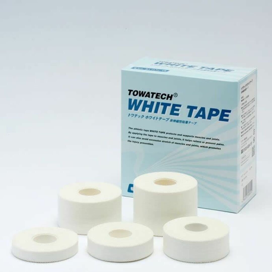 【人気商品】トワテック ホワイトテープ 幅2.5cm×13.7m 12巻