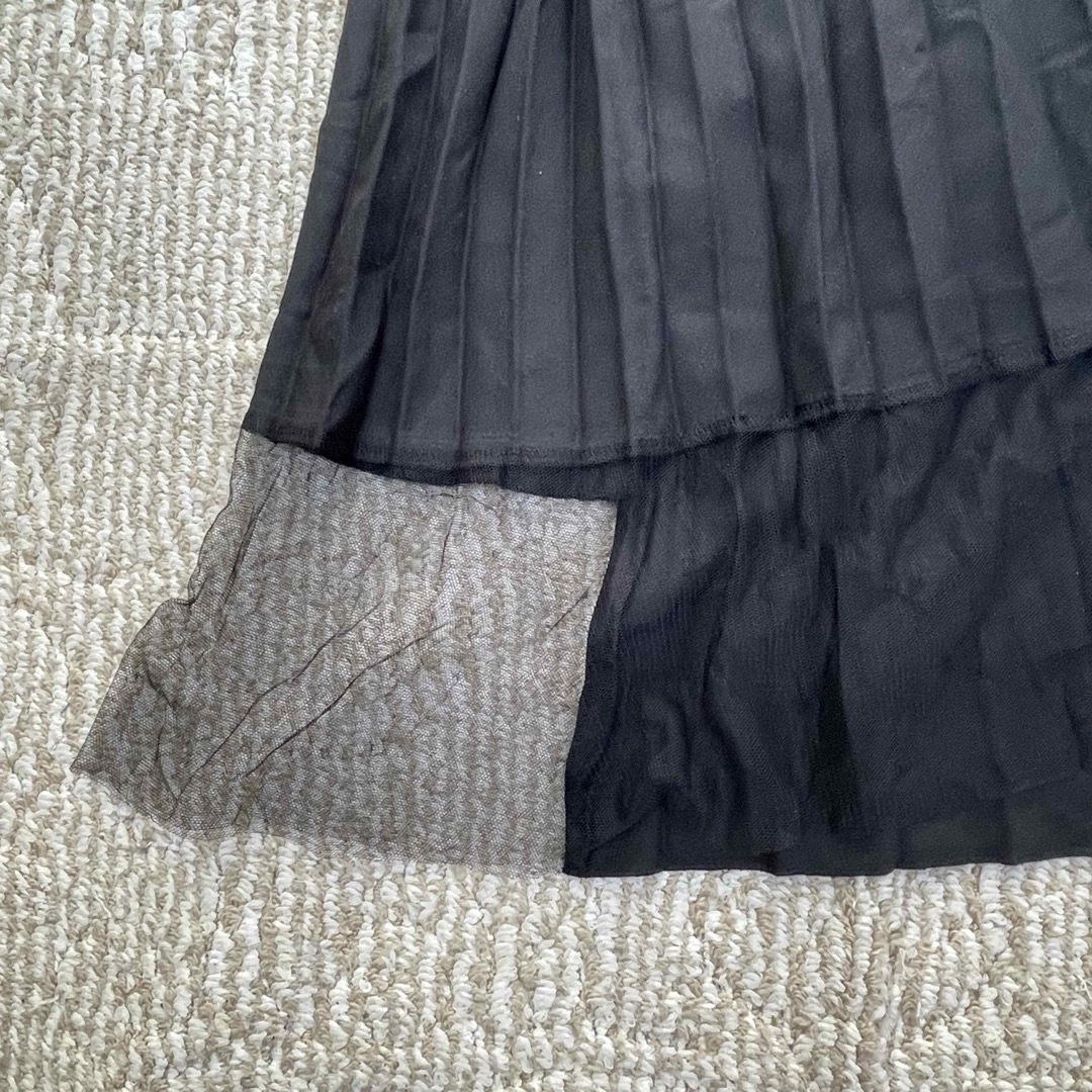 HUNCH(ハンチ)の103    【新品】HUNCH ハンチ　ロングスカート　ブラック　M レディースのスカート(ひざ丈スカート)の商品写真
