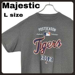 マジェスティック(Majestic)のMajestic   MLB Tigers半袖シャツ　L(シャツ)