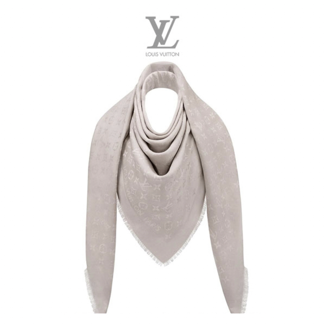 LOUIS VUITTON - ルイ ヴィトン ショールモノグラム ストール LOUIS VUITTON - ルイ ヴィトン ショールモノグラム ストール