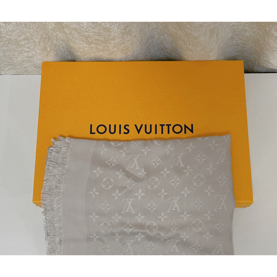 LOUIS VUITTON - ルイ ヴィトン ショールモノグラム ストール LOUIS VUITTON - ルイ ヴィトン ショールモノグラム ストール