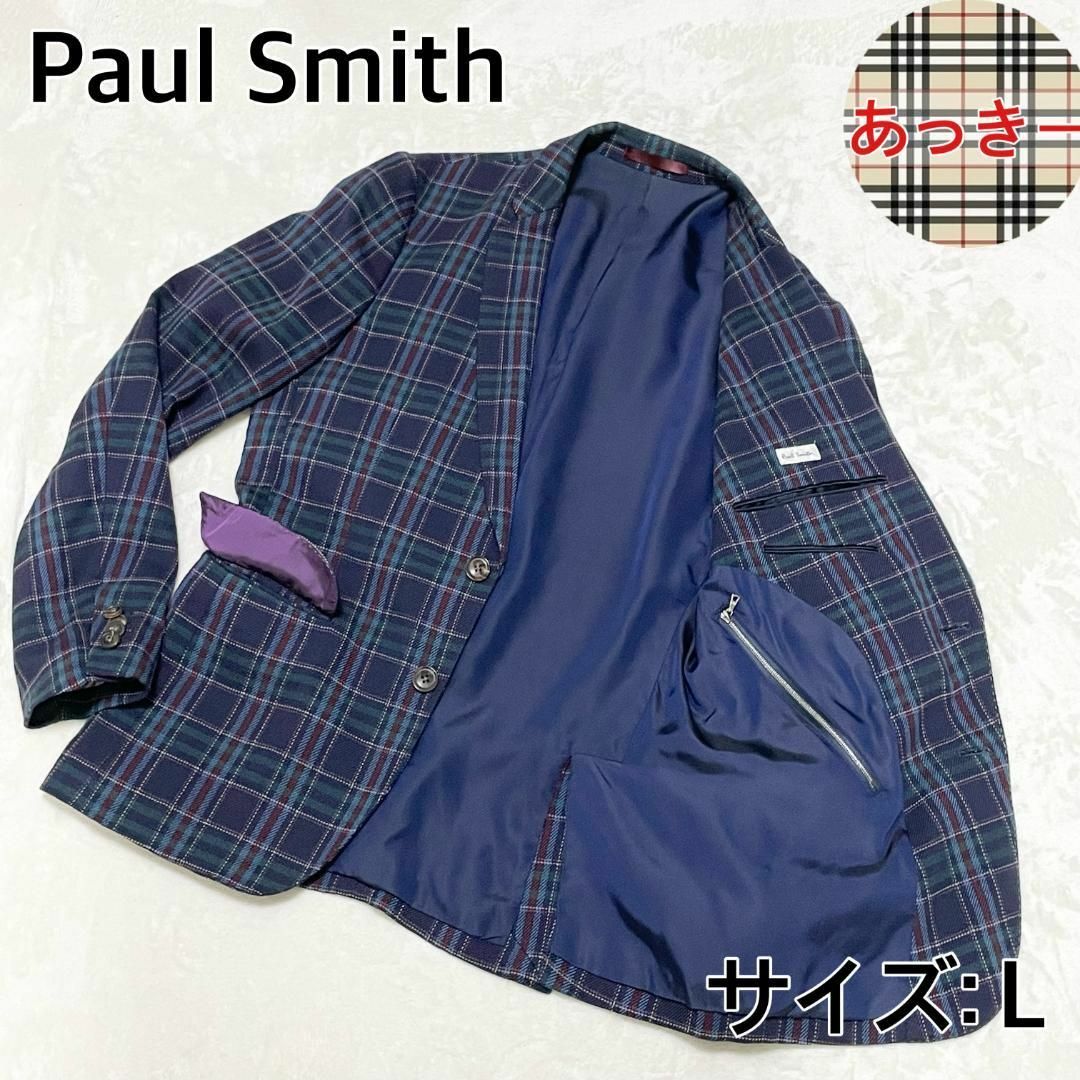 ポールスミス　Paul Smith テーラードジャケット チェック柄