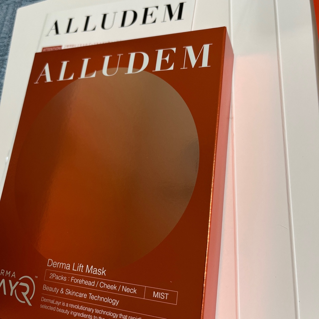 ALLUDEM ダーマリフトマスクC (2包入り) ＋美容液ミストセット コスメ/美容のスキンケア/基礎化粧品(パック/フェイスマスク)の商品写真