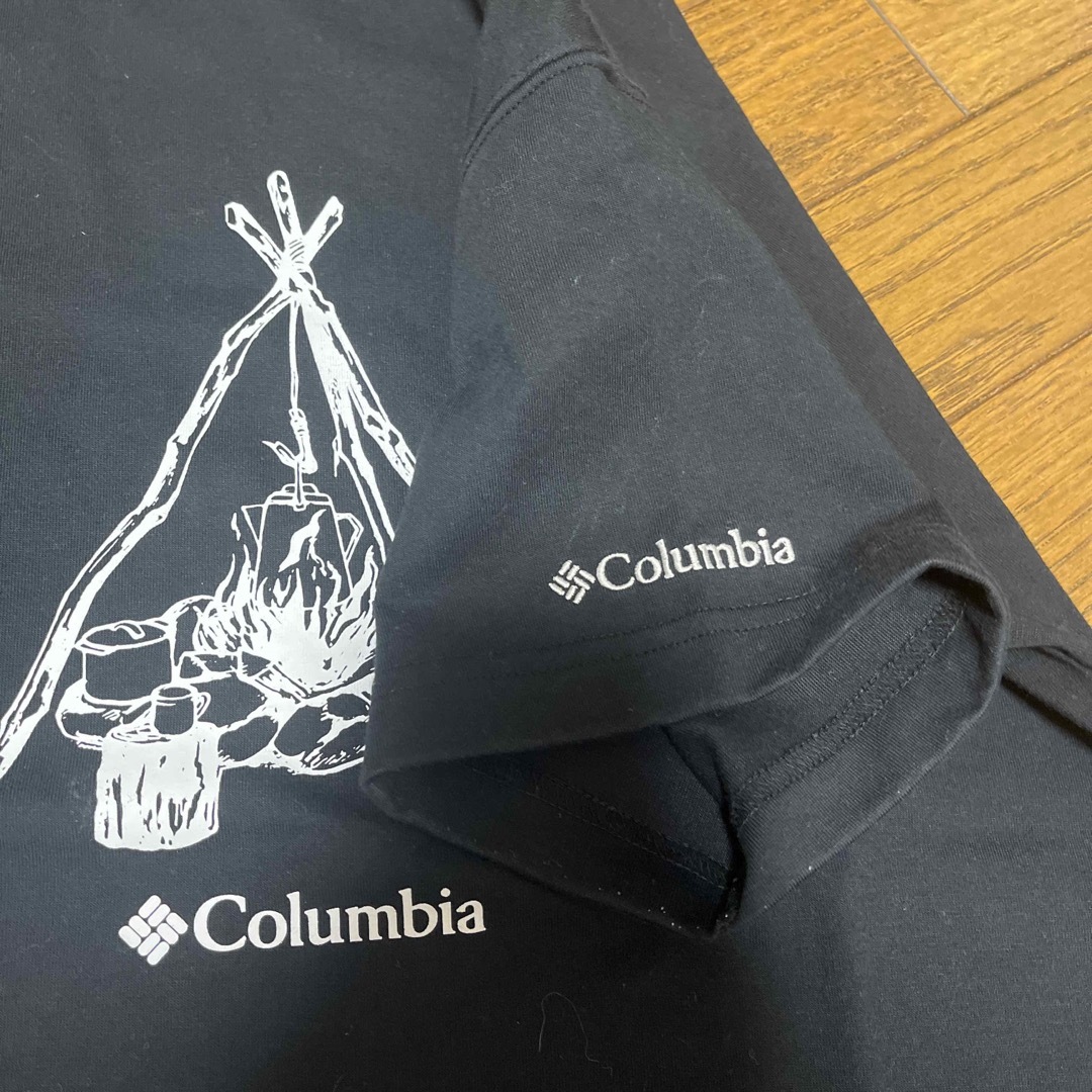 Columbia(コロンビア)のColumbia 黒Tシャツ　レディース レディースのトップス(Tシャツ(半袖/袖なし))の商品写真