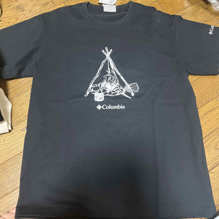 コロンビア(Columbia)のColumbia 黒Tシャツ　レディース(Tシャツ(半袖/袖なし))