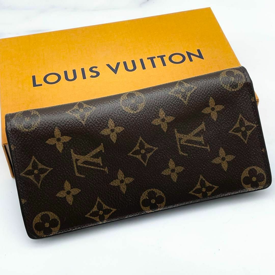 LOUIS VUITTON - ルイヴィトン モノグラム ポルトフォイユ ブラザ 長