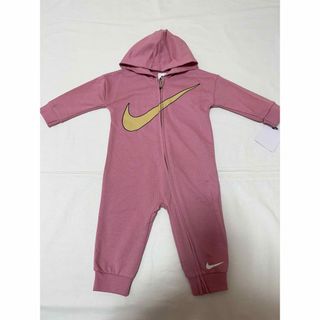 ナイキ(NIKE)の新品　70 NIKE ナイキ　ジップ　ロンパース　カバーオール(ロンパース)