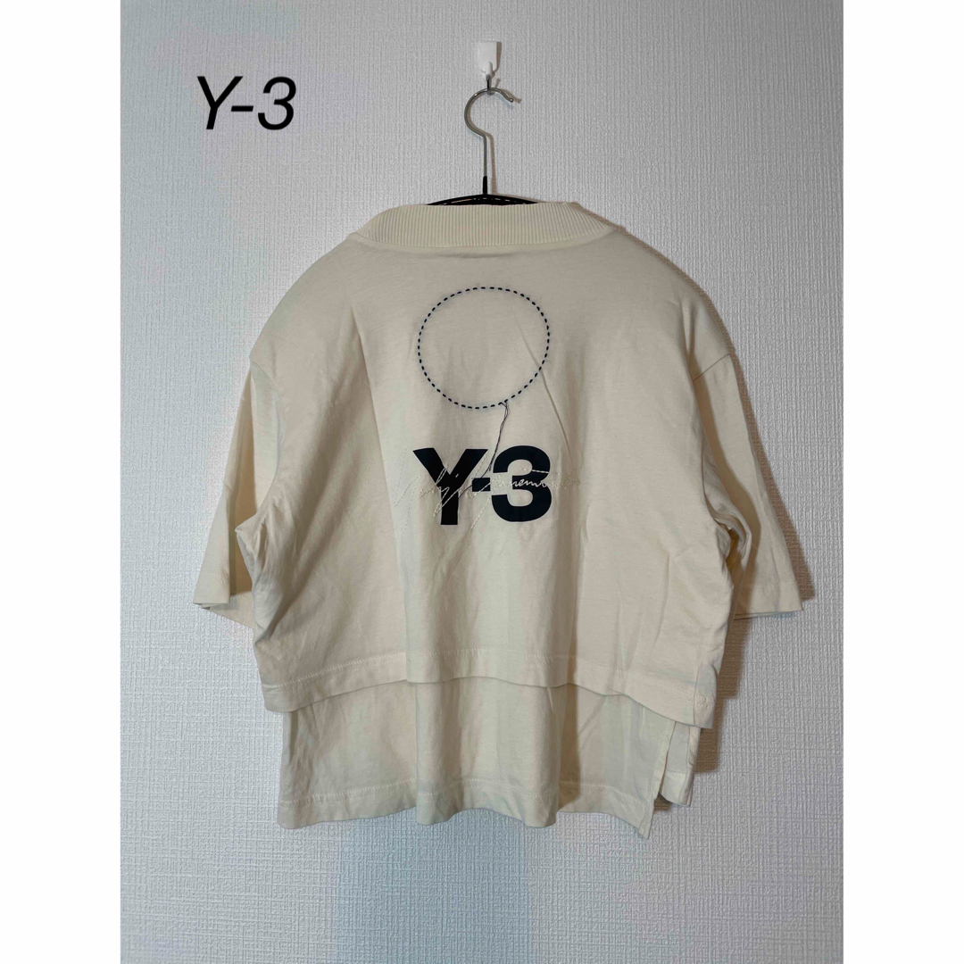 Y-3(ワイスリー)のY-3 レイヤード 刺繍ロゴ Tシャツ レディースのトップス(Tシャツ(半袖/袖なし))の商品写真