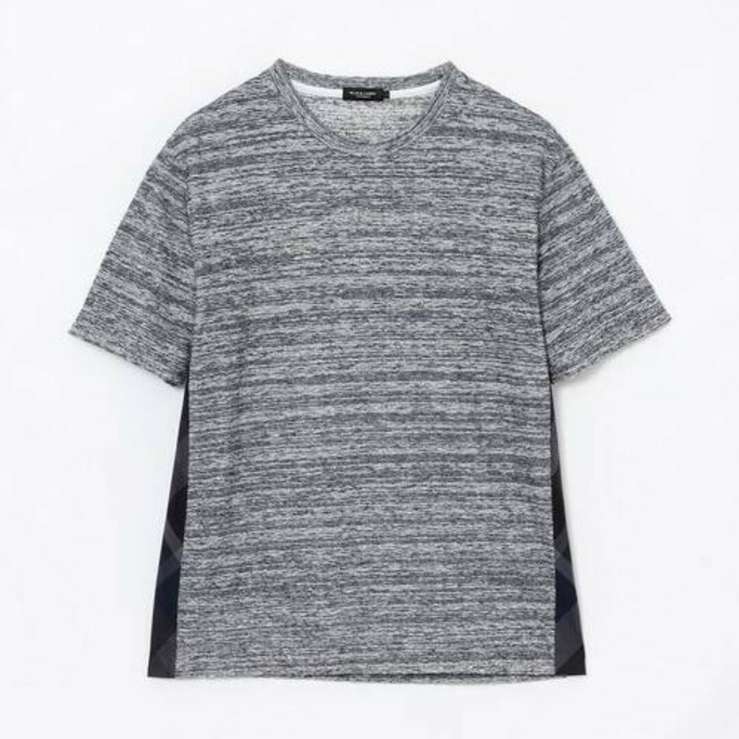 BLACK LABEL CRESTBRIDGE(ブラックレーベルクレストブリッジ)の【新品】ブラックレーベルクレストブリッジ　Tシャツ　L　グレー　745　パイル メンズのトップス(Tシャツ/カットソー(半袖/袖なし))の商品写真