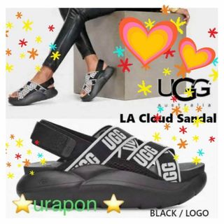 入荷困難✨激レア✨⑫超美品✨24✨UGG✨LA CLOUD SANDAL✨厚底