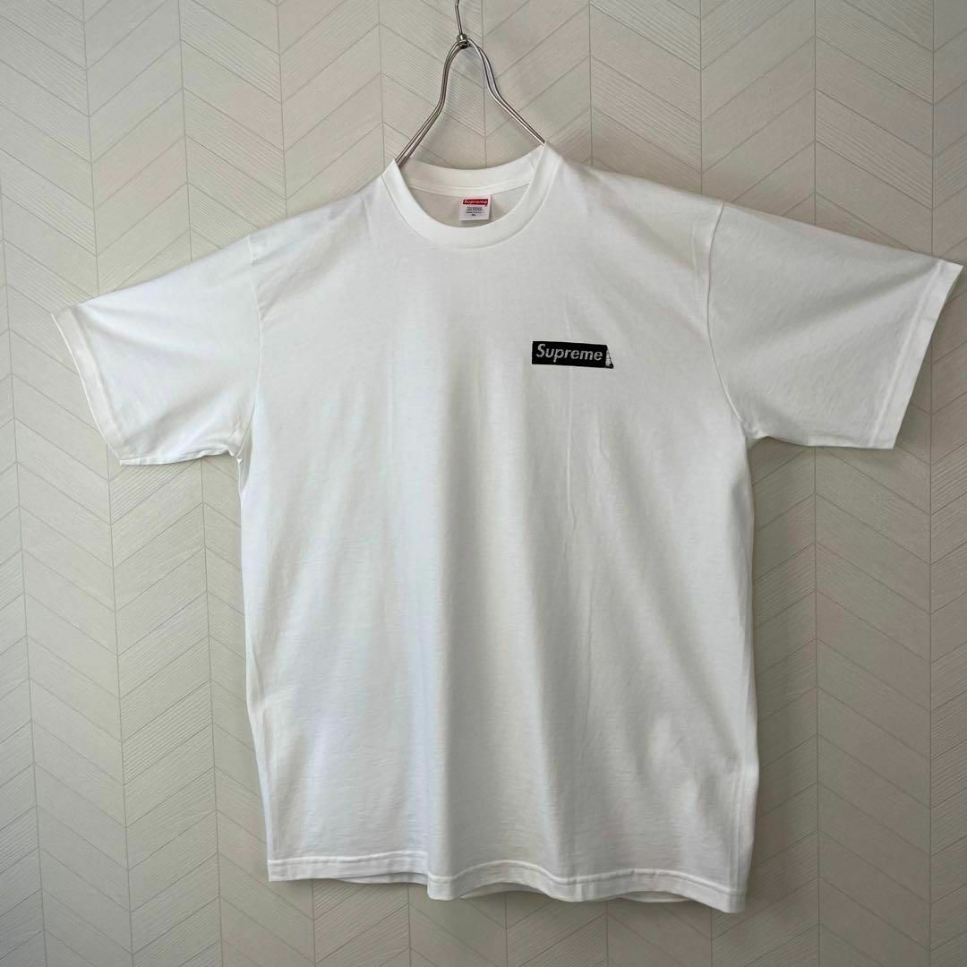 即完品 supreme Tシャツ バックプリント スカル 髑髏 USA製 XL - T