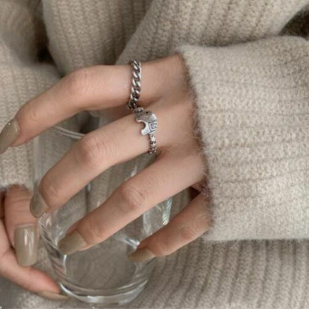 silver925 喜平チェーンシルバー925リング レディースのアクセサリー(リング(指輪))の商品写真