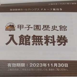 ハンシンタイガース(阪神タイガース)の阪神株主優待券の甲子園資料館無料入場券2枚300円(遊園地/テーマパーク)