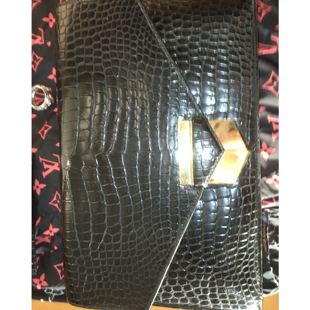 Hermes(エルメス)のHERMES　クロコダイルポロサスファコ希少 メンズのバッグ(セカンドバッグ/クラッチバッグ)の商品写真