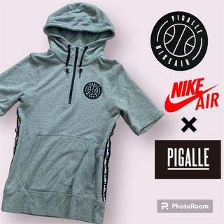 ナイキ(NIKE)のNIKE×PIGALLEハーフジップ半袖パーカー(バスケットボール)