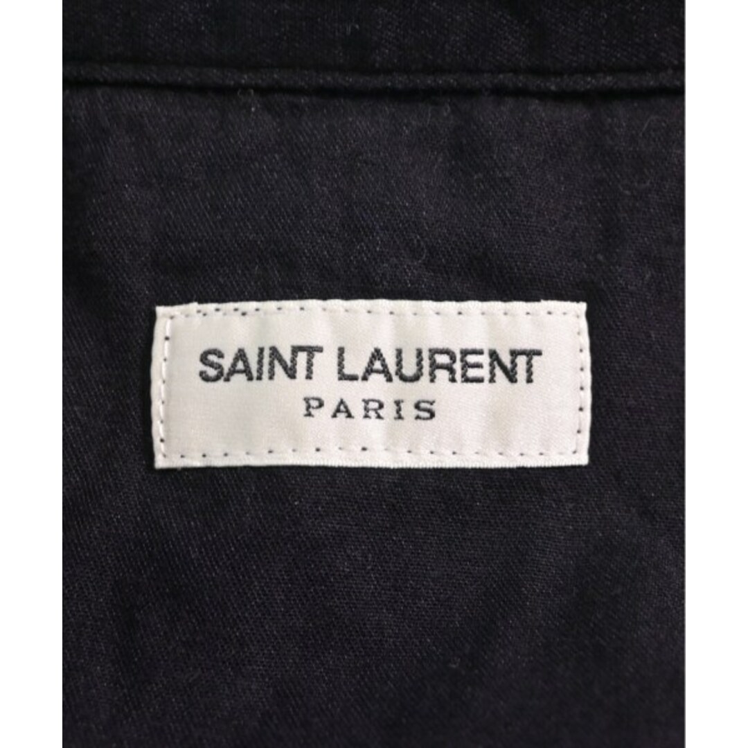 SAINT LAURENT PARIS カジュアルシャツ M 黒