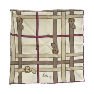 バーバリー(BURBERRY)のBURBERRY バーバリー 小物類（その他） - ベージュx茶x赤等 【古着】【中古】(その他)