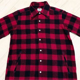 Needles ニードルス バッファローチェック ロングネルシャツ Mサイズ-